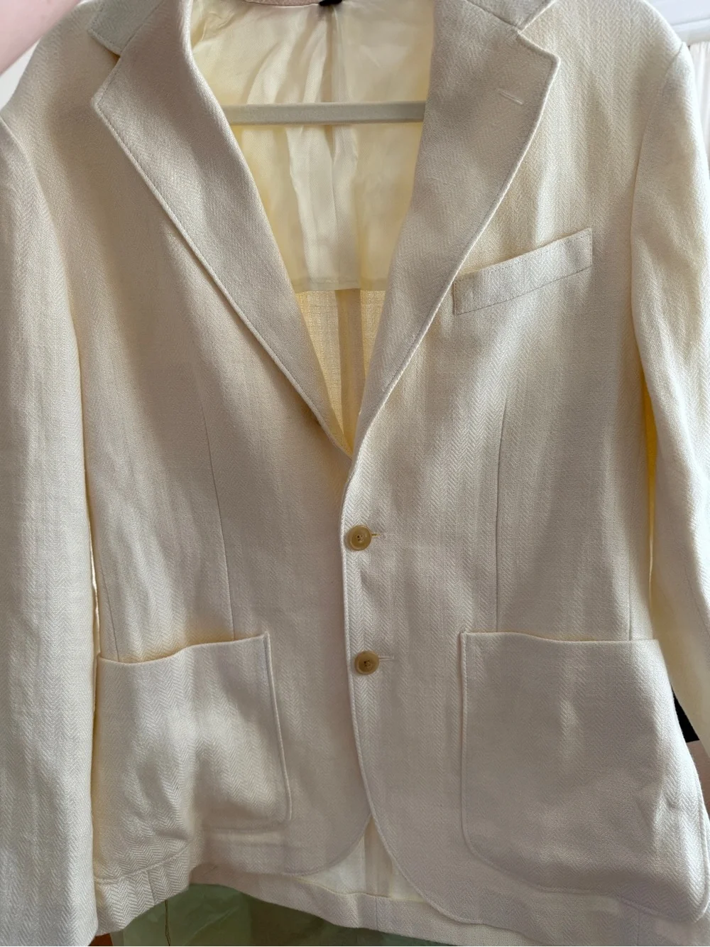 J. Crew Crosby 36s Italian linen herringbone sports coat blazer